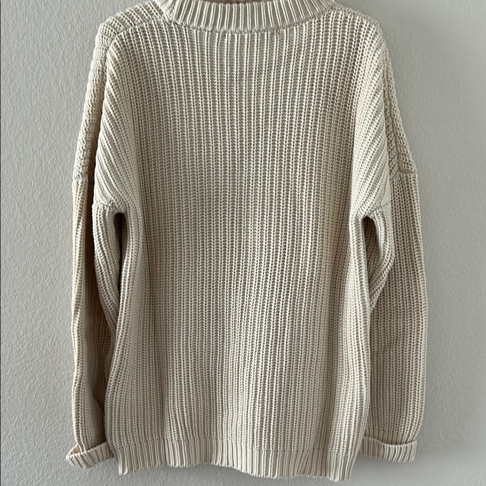 Cotton Ribbed Sweater - Picture 4 of 5